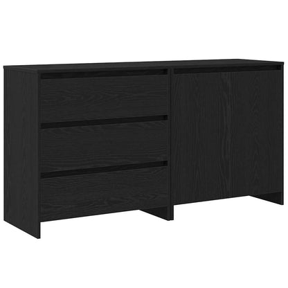 Credenza 2 pcs Nero 70 x 41 x 75 cm Legno multistrato - homemem39
