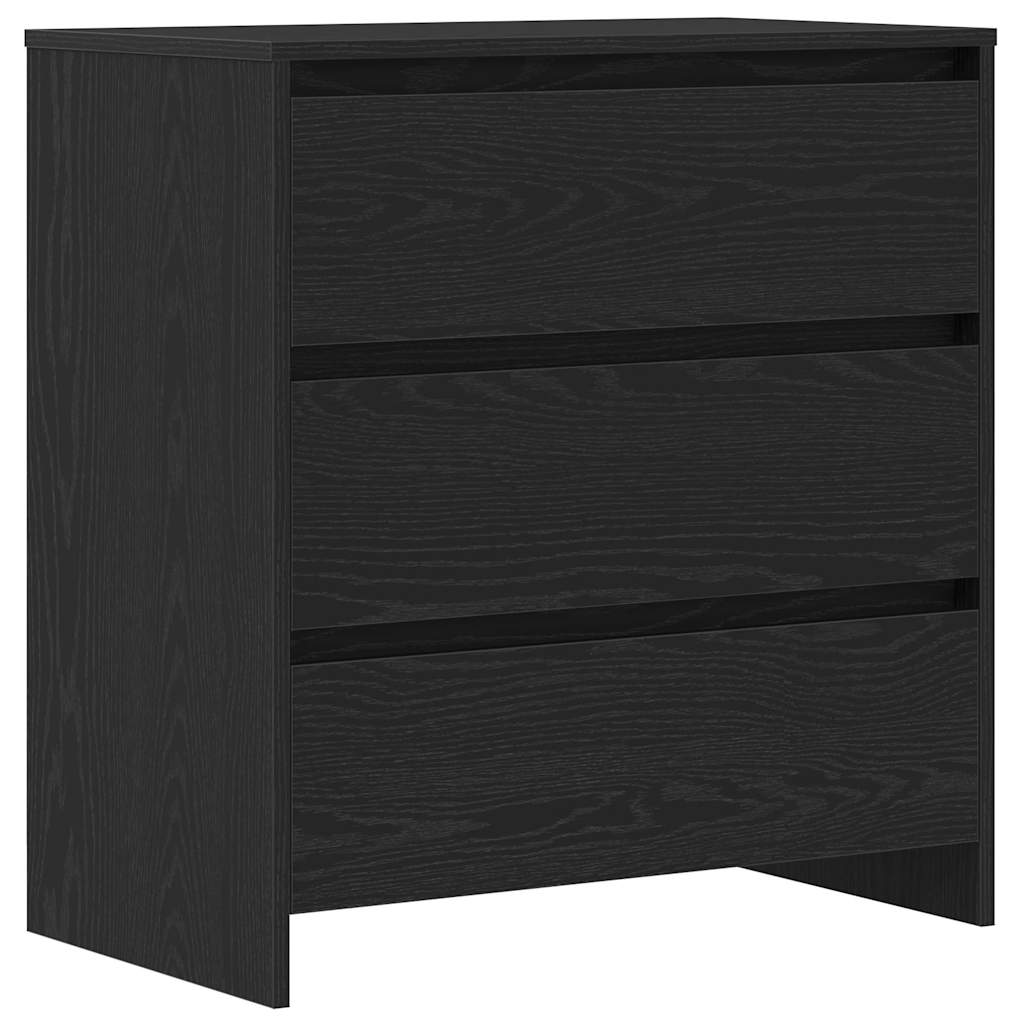 Credenza 2 pcs Nero 70 x 41 x 75 cm Legno multistrato - homemem39