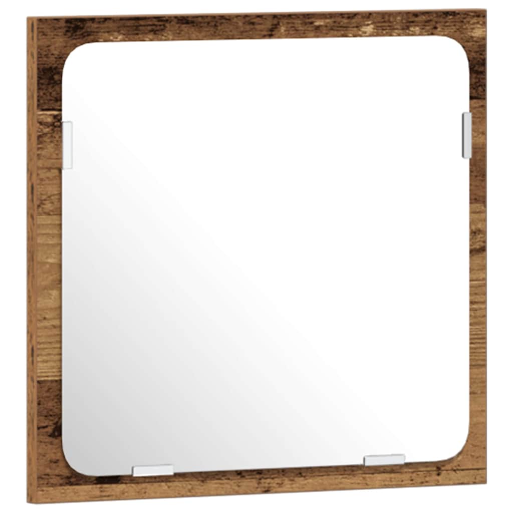 Set di mobili per il bagno con porta 3 pcs Legno vecchio | homemem39