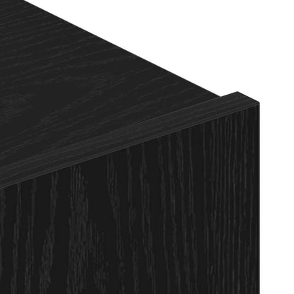 Set mobile TV 3 pcs Rovere Nero Legno multistrato