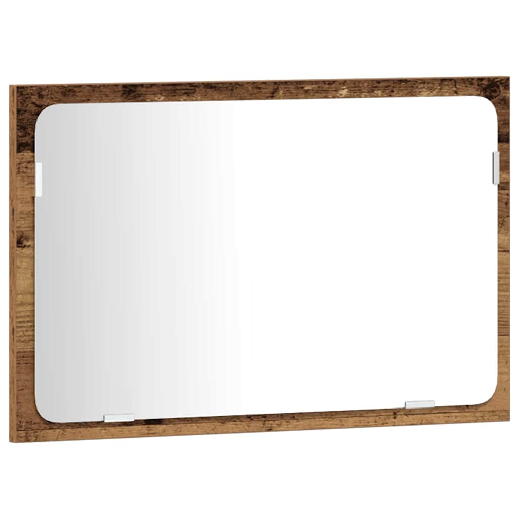 Set di mobili per il bagno con porta 3 pcs Legno vecchio | homemem39