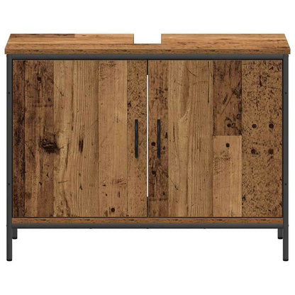 Unità da Bagno con lo scaffale 3 pcs Marrone Legno multistrato | homemem39