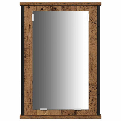 Set di mobili per il bagno con lo scaffale 3 pcs Legno vecchio | homemem39