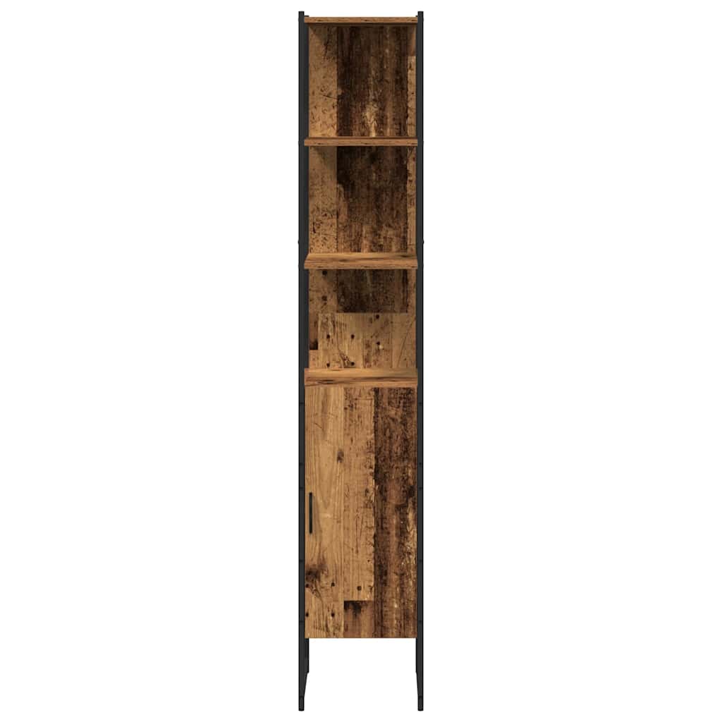 Set di mobili per il bagno con lo scaffale 3 pcs Legno vecchio | homemem39