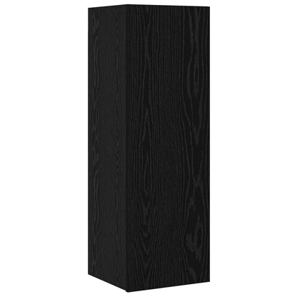 Set mobile TV 6 pcs Rovere Nero 100 x 30 x 30 cm