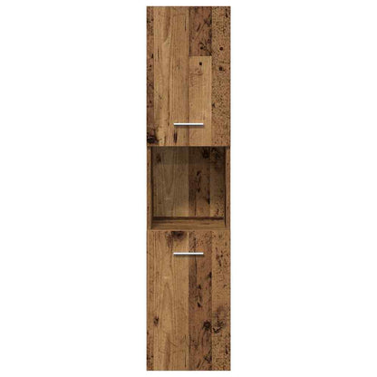 Set di mobili per il bagno 5 pz Legno vecchio 41 x 38,5 x 46 cm | homemem39