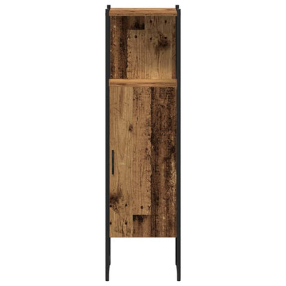 Set di mobili per il bagno con lo scaffale 4 pcs Legno vecchio | homemem39