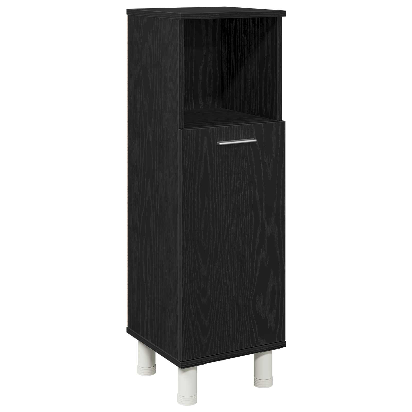 Set di mobili per il bagno 3 pcs Nero 30 x 30 x 99,5 cm | homemem39