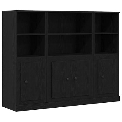 Highboard Rovere Nero 132 x 35,5 x 103,5 cm Legno multistrato - homemem39