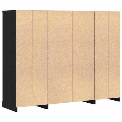 Highboard Rovere Nero 132 x 35,5 x 103,5 cm Legno multistrato - homemem39