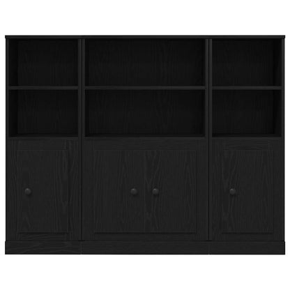 Highboard Rovere Nero 132 x 35,5 x 103,5 cm Legno multistrato - homemem39