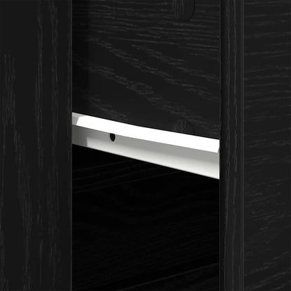 Credenza Rovere Nero 240 x 33 x 70 cm Legno multistrato