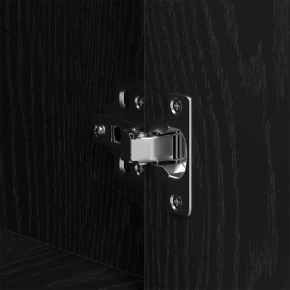 Credenza Rovere Nero 240 x 33 x 70 cm Legno multistrato