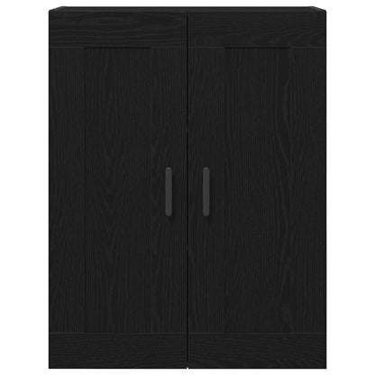 Credenza Rovere Nero 69,5 x 34 x 180 cm Legno multistrato