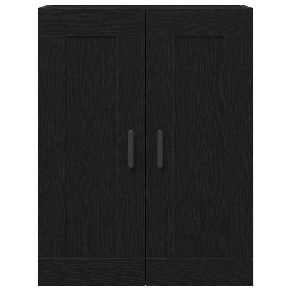 Credenza Rovere Nero 69,5 x 34 x 180 cm Legno multistrato