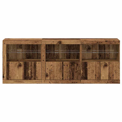 Madia LED Legno vecchio 181 x 37 x 67 cm Legno multistrato | homemem39