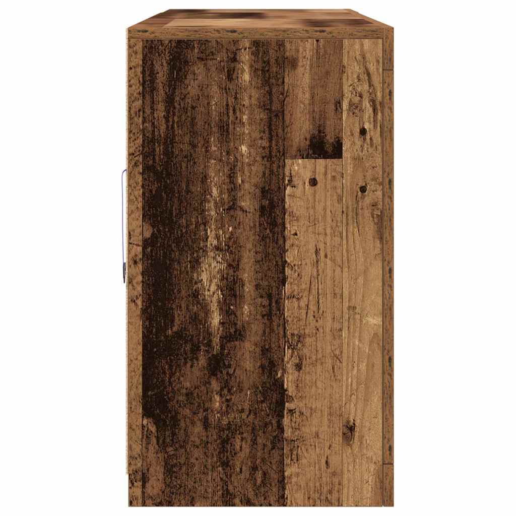 Madia LED Legno vecchio 181 x 37 x 67 cm Legno multistrato | homemem39