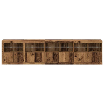 Madia LED Legno vecchio 283 x 37 x 67 cm Legno multistrato | homemem39