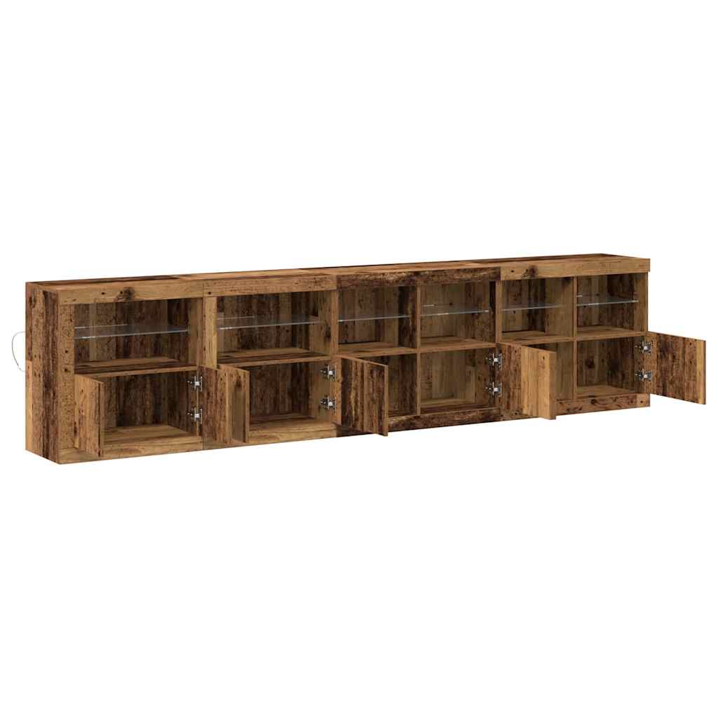 Madia LED Legno vecchio 283 x 37 x 67 cm Legno multistrato | homemem39