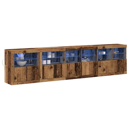 Madia LED Legno vecchio 283 x 37 x 67 cm Legno multistrato | homemem39