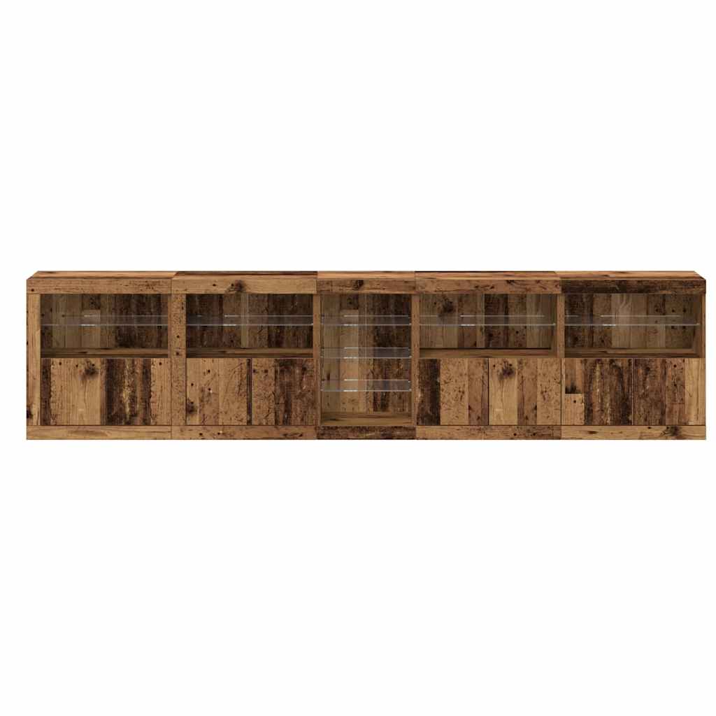 Madia LED Legno vecchio 283 x 37 x 67 cm Legno multistrato | homemem39