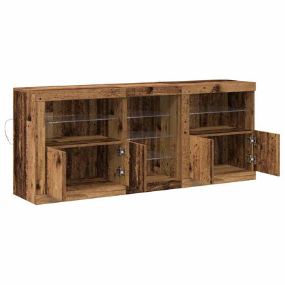Madia LED Legno vecchio 162 x 37 x 67 cm Legno multistrato | homemem39
