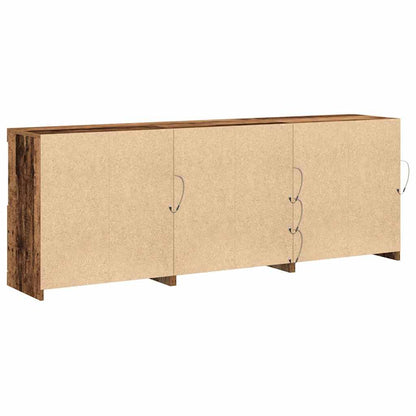 Madia LED Legno vecchio 181,5 x 37 x 67 cm Legno multistrato | homemem39