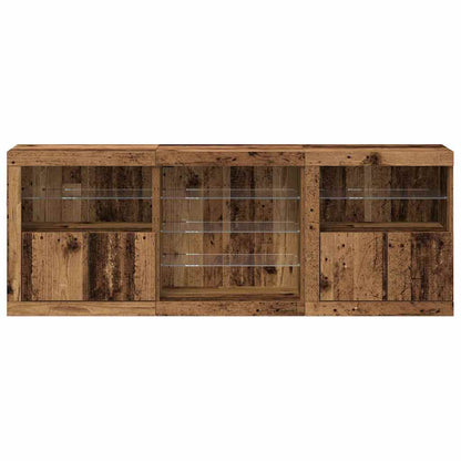 Madia LED Legno vecchio 181,5 x 37 x 67 cm Legno multistrato