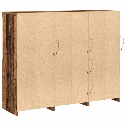 Madia LED Legno vecchio 123 x 37 x 100 cm Legno multistrato | homemem39