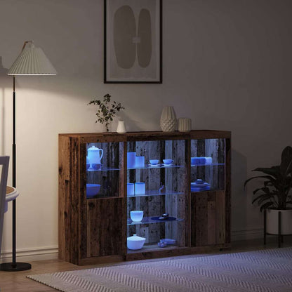 Madia LED Legno vecchio 142,5 x 37 x 100 cm Legno multistrato