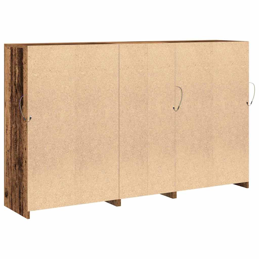 Madia LED Legno vecchio 162 x 37 x 100 cm Legno multistrato
