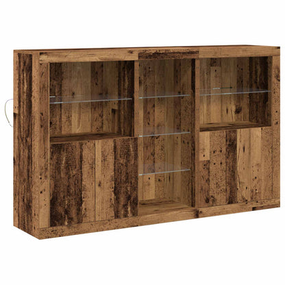 Madia LED Legno vecchio 162 x 37 x 100 cm Legno multistrato