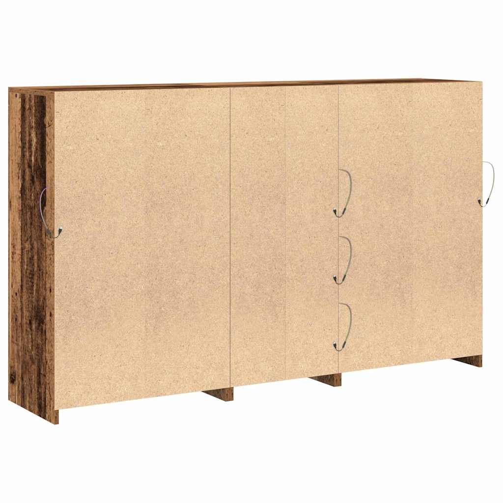 Madia LED Legno vecchio 162 x 37 x 100 cm Legno multistrato | homemem39