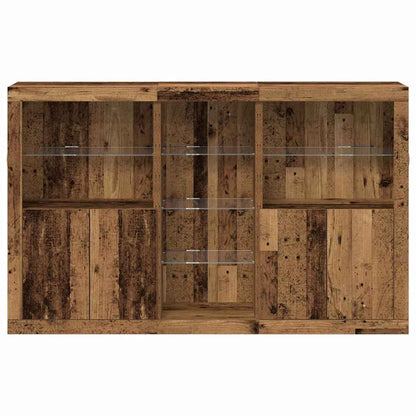 Madia LED Legno vecchio 162 x 37 x 100 cm Legno multistrato | homemem39