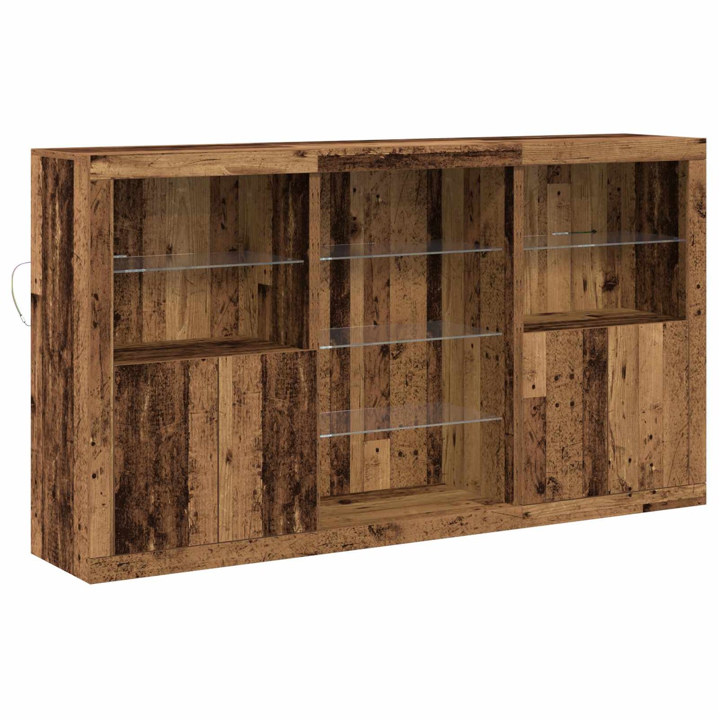 Madia LED Legno vecchio 181,5 x 37 x 100 cm Legno multistrato