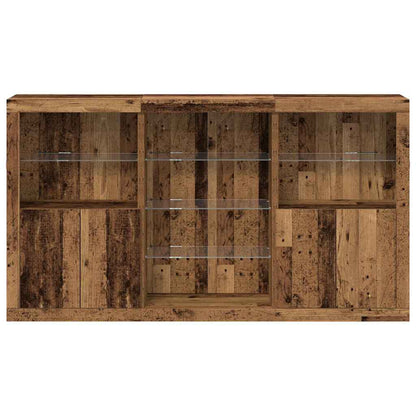 Madia LED Legno vecchio 181,5 x 37 x 100 cm Legno multistrato | homemem39