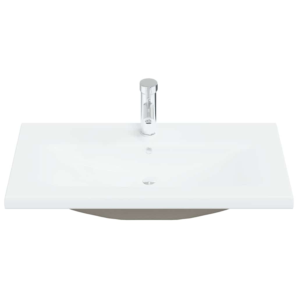 Mobile da Bagno Rovere Nero 80 x 38,5 x 46 cm Legno multistrato | homemem39