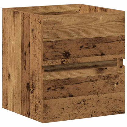 Armadio per Lavabo da Bagno Rovere Nero 41 x 39 x 62 cm | homemem39