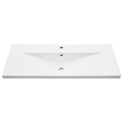 Armadio per Lavabo da Bagno Rovere Nero 100 x 39 x 62 cm