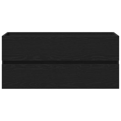 Armadio per Lavabo da Bagno Rovere Nero 100 x 39 x 62 cm | homemem39