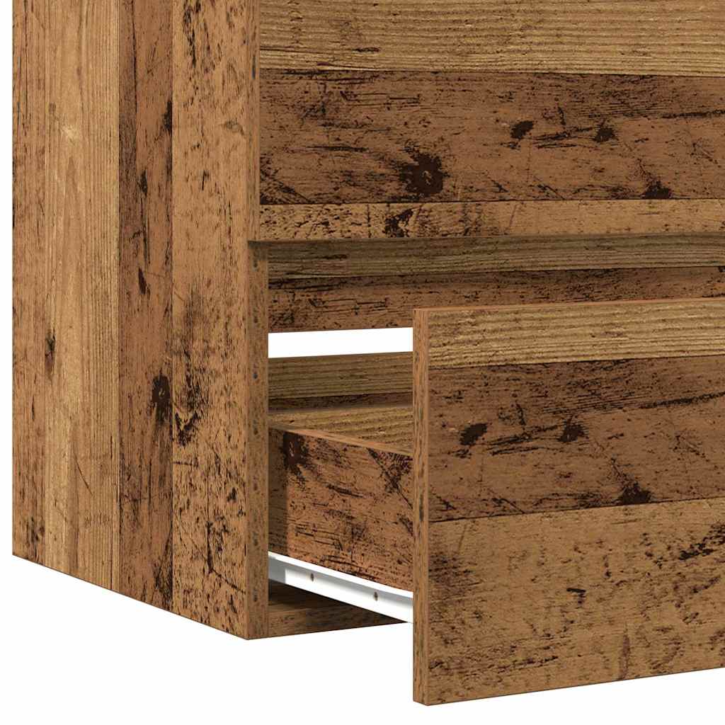 Armadio per Lavabo da Bagno Rovere Nero 80 x 39 x 62 cm | homemem39
