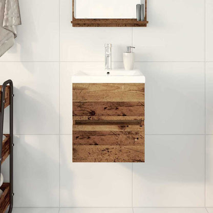 Armadio per Lavabo da Bagno Rovere Nero 80 x 39 x 62 cm | homemem39