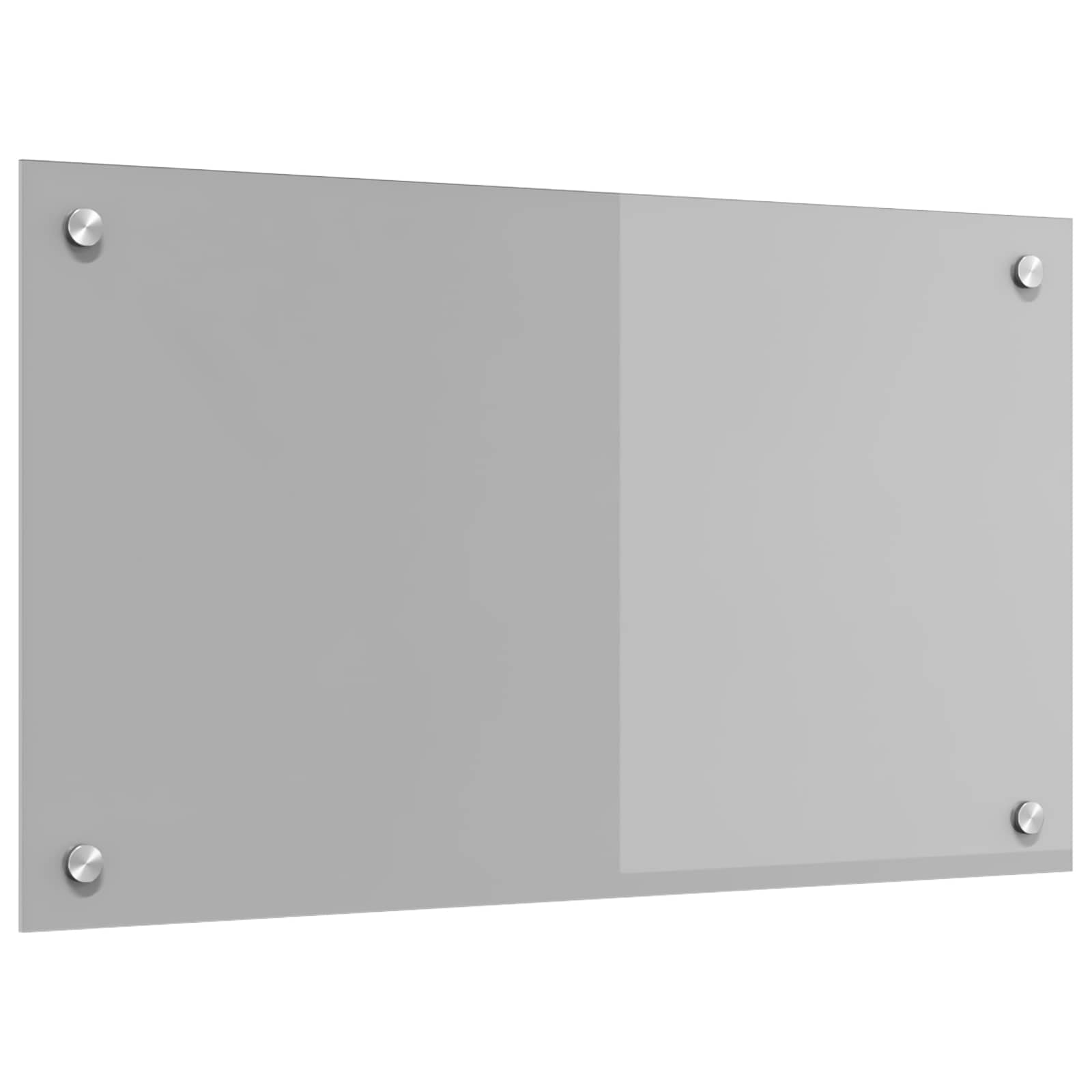 Schienale da cucina Grigio chiaro 70 x 40 cm vetro temperato | homemem39