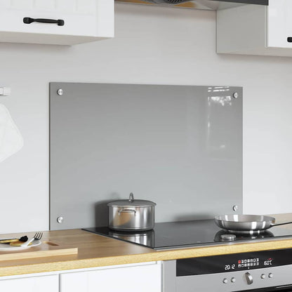 Schienale da cucina Grigio chiaro 80 x 50 cm vetro temperato | homemem39