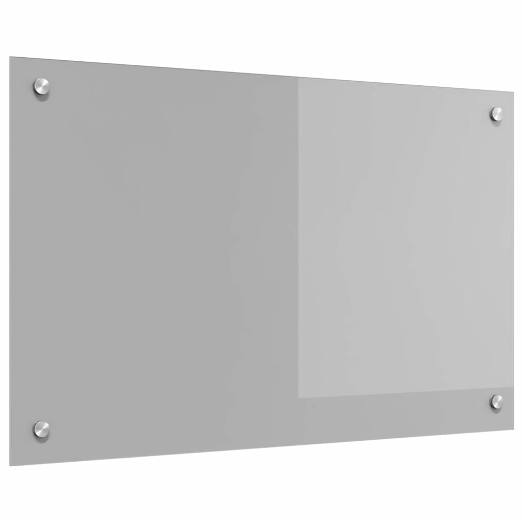 Schienale da cucina Grigio chiaro 80 x 50 cm vetro temperato | homemem39