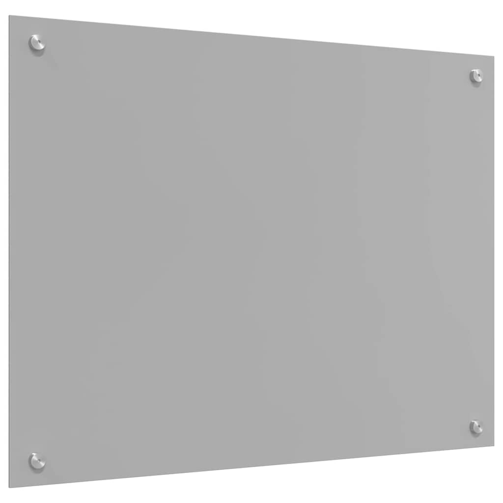 Schienale da cucina Grigio chiaro 80 x 50 cm vetro temperato | homemem39