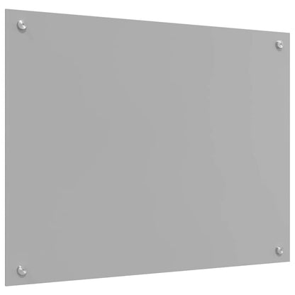 Schienale da cucina Grigio chiaro 80 x 50 cm vetro temperato | homemem39