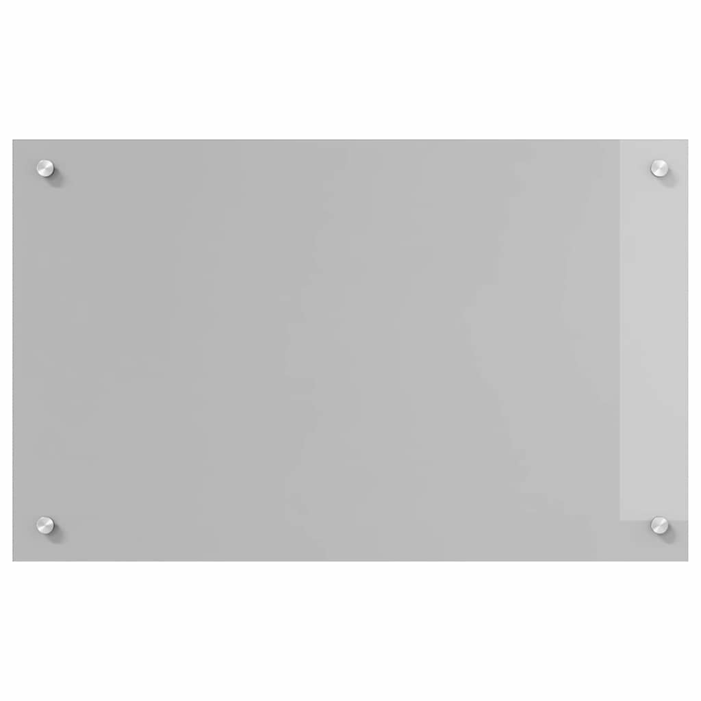 Schienale da cucina Grigio chiaro 80 x 50 cm vetro temperato | homemem39