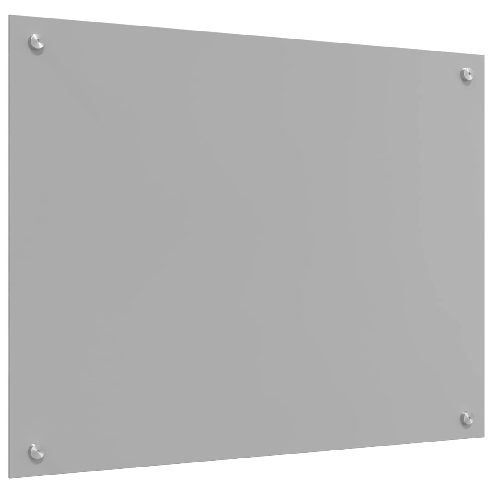 Schienale da cucina Grigio chiaro 80 x 60 cm vetro temperato | homemem39
