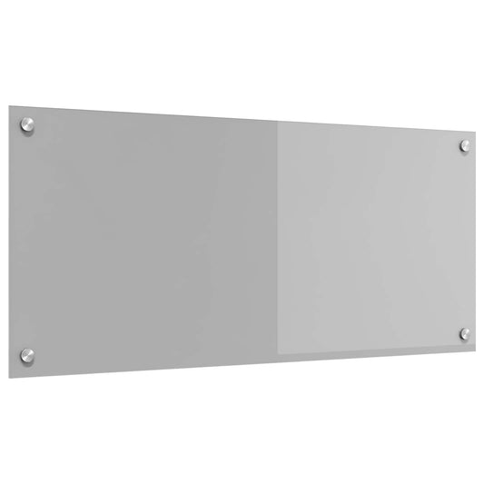 Schienale da cucina Grigio chiaro 90 x 40 cm vetro temperato | homemem39